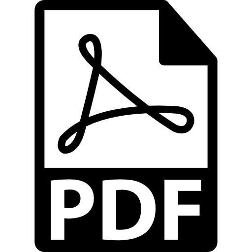 PDF file format symbol - Free interface icons